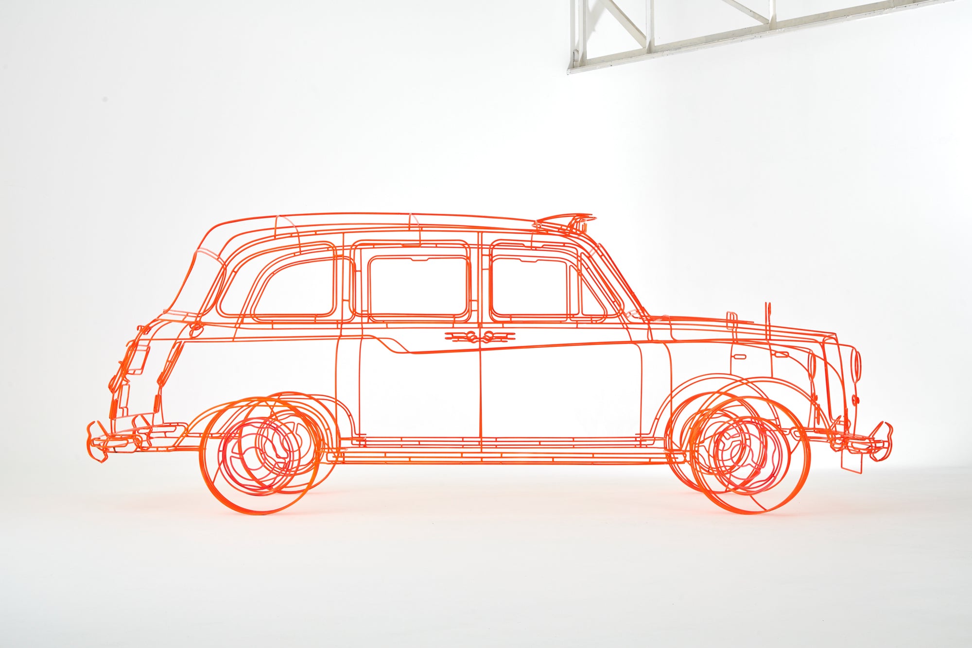 London Taxi Sculpture 1:1 Scale