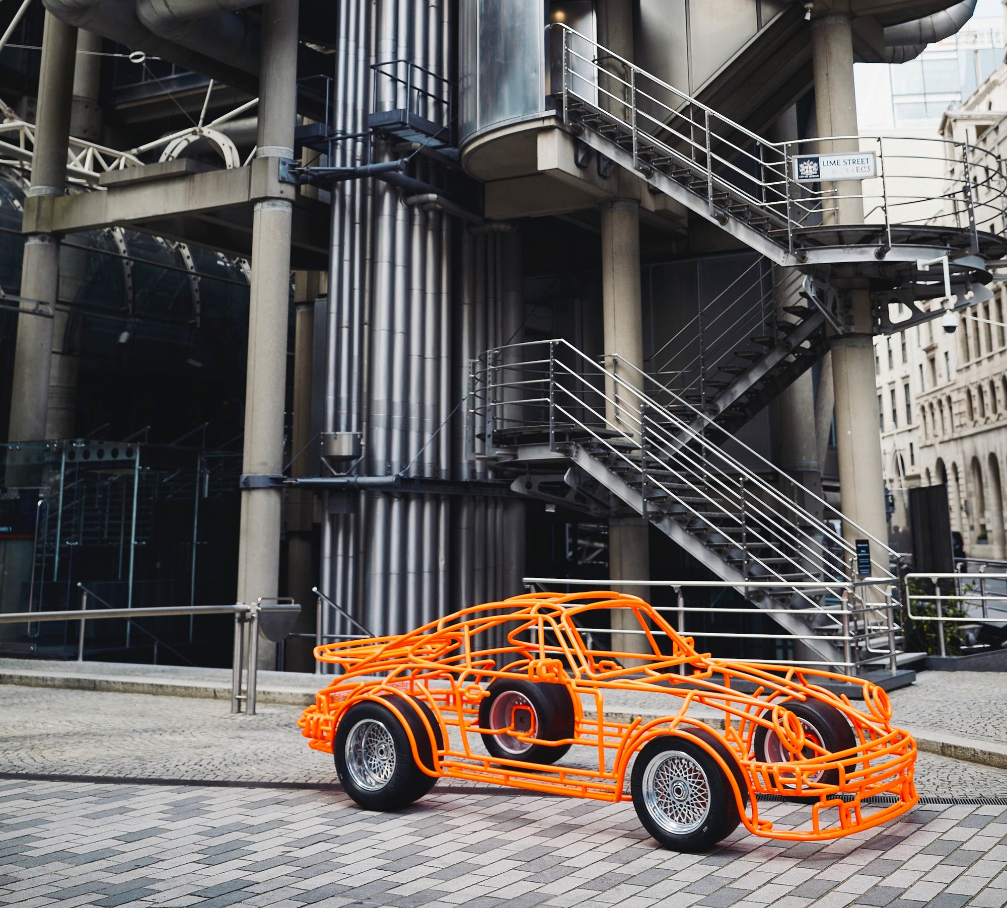 SOLD: Porsche 934 1:1 Sculpture in 32mm Tube