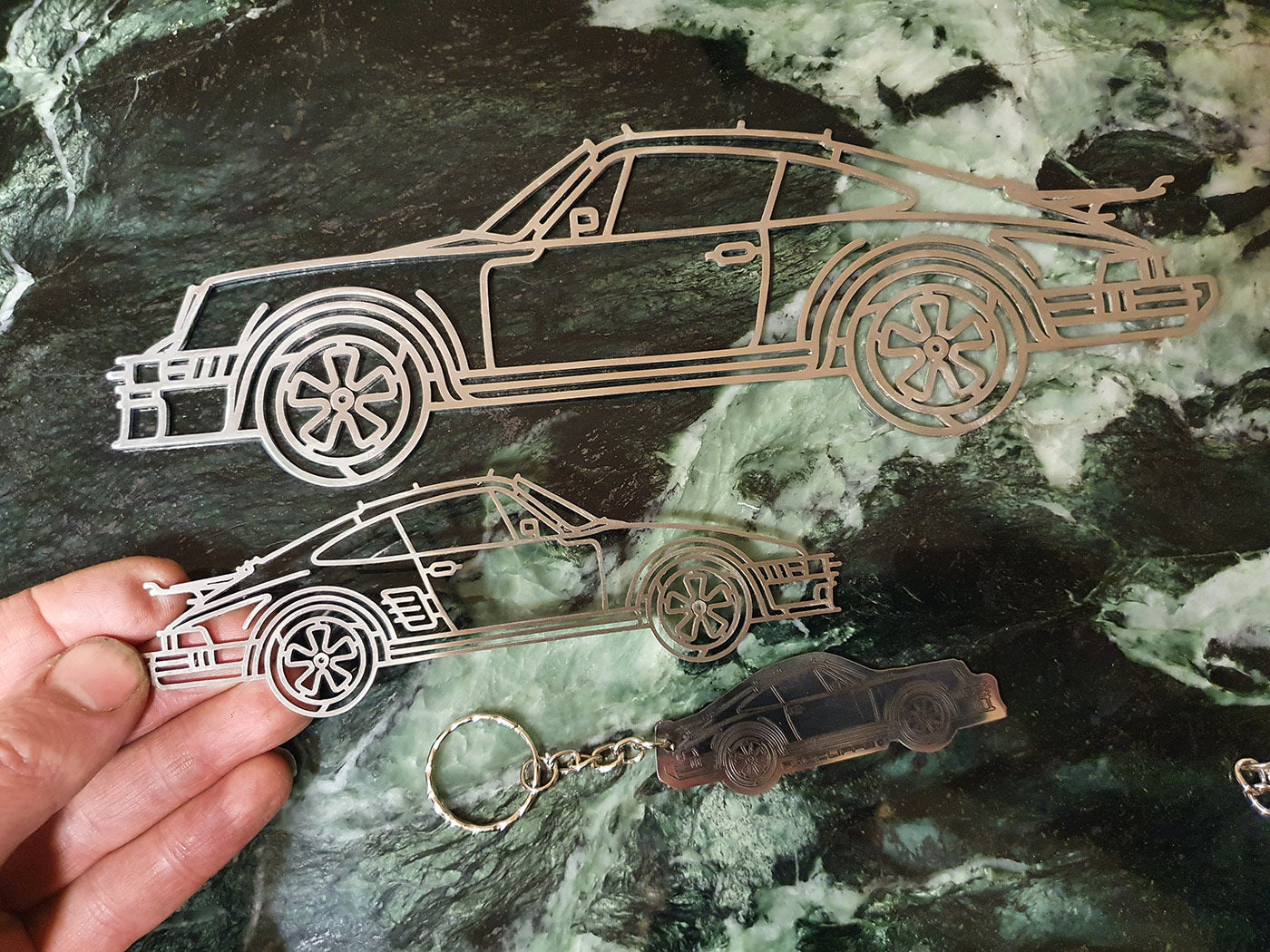 Porsche 930 Slantnose and 934 Key Rings