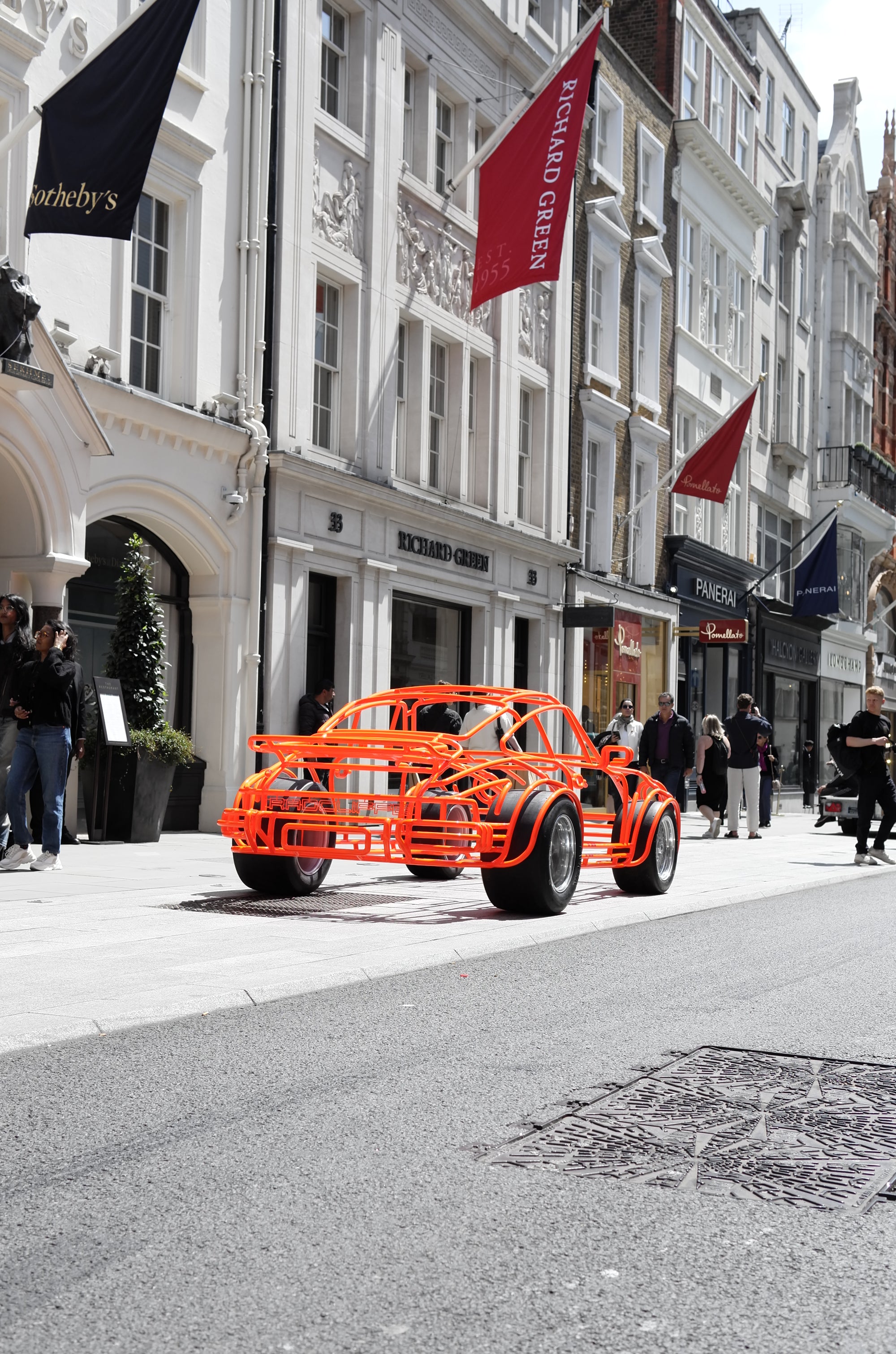 SOLD: Porsche 934 1:1 Sculpture in 32mm Tube