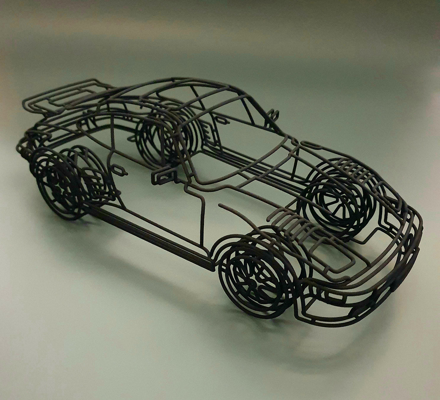 Porsche 930 Turbo Slantnose Sculpture