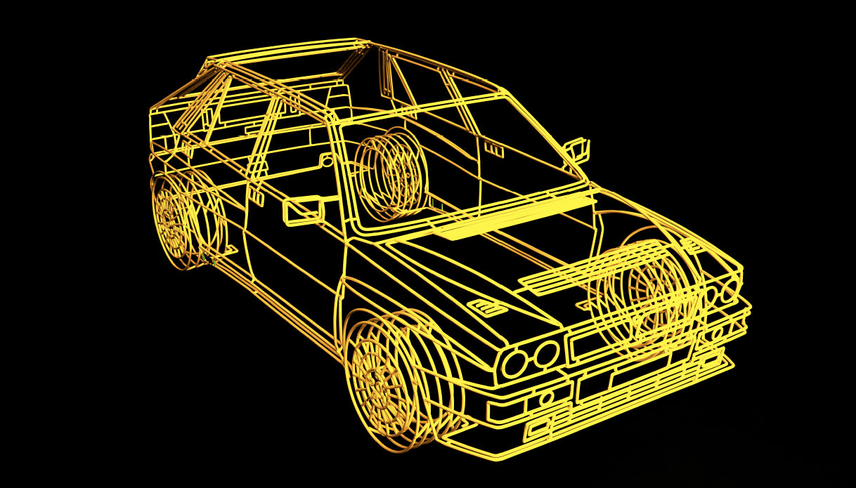Lancia Delta Sculpture