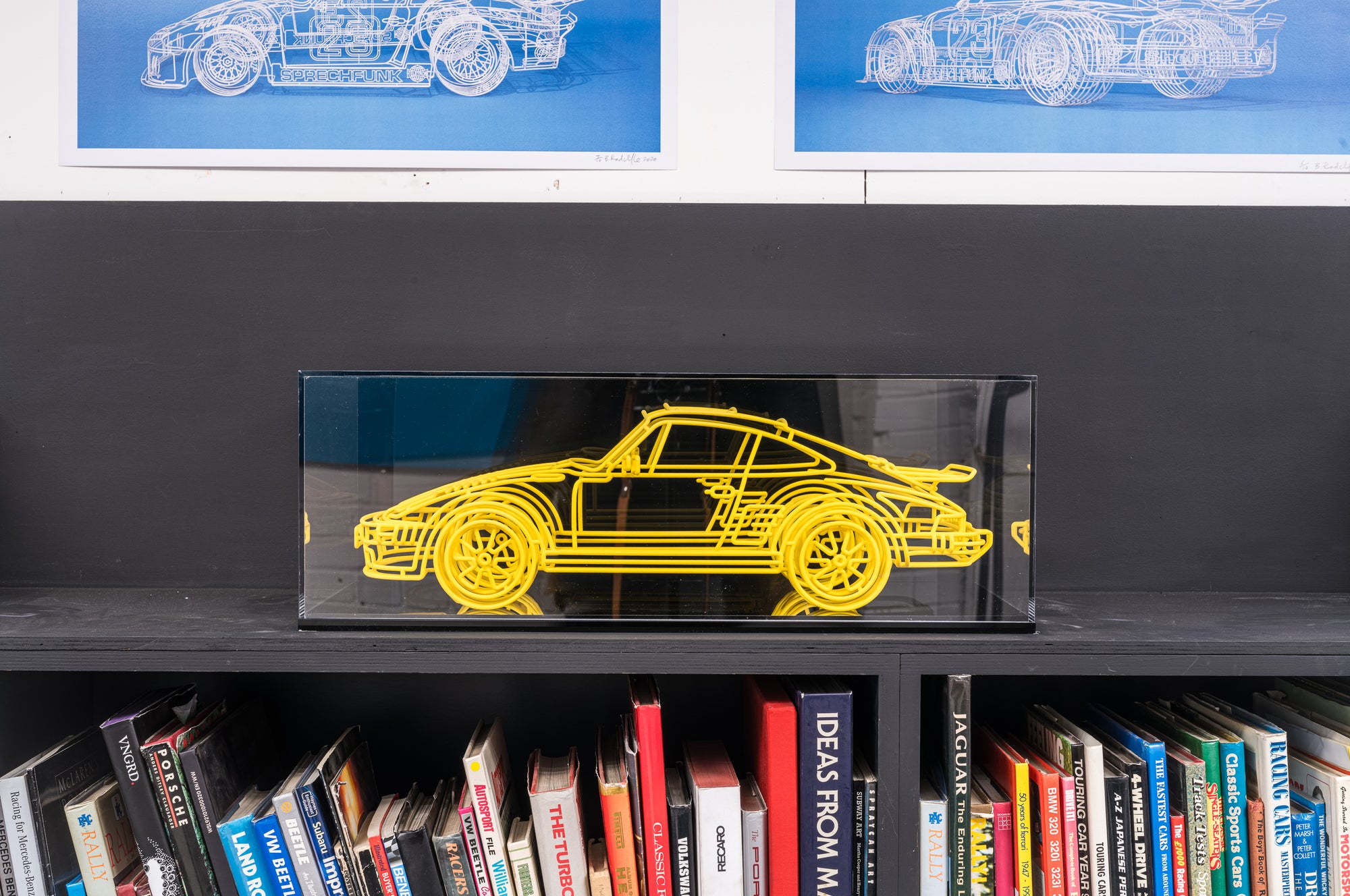 Porsche 930 Turbo Slantnose Sculpture