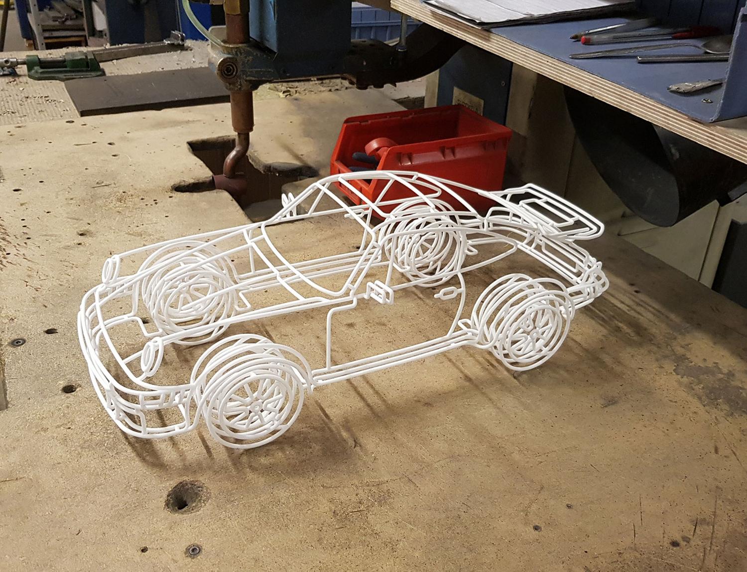 Porsche 934 Sculpture